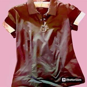 Women’s Adidas Climate Cool Athletic Shirt Like New Blue/Gray Light Pink S